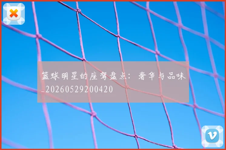 篮球明星的座驾盘点：奢华与品味_20260529200420